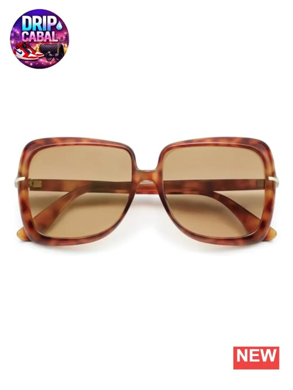 Vintage Style Square Frame Sunglasses for Women UV Protection